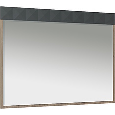 Фото - Зеркало «Тринити» П6.114.1.03, ЛДСП, Антрацит + Гикори Кингстон