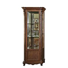 Фото - Шкаф-витрина «Алези» П1.350.0.08-01 (П350.08-01), массив дуба, Табак