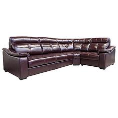 Фото - Угловой диван «Барселона 2» (3mL/R901R/L), натуральная кожа, 140 группа, с механизмом