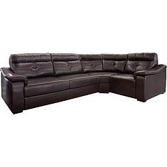 Фото - Угловой диван «Барселона 2» (3mL/R901R/L), натуральная кожа, 150 группа, с механизмом