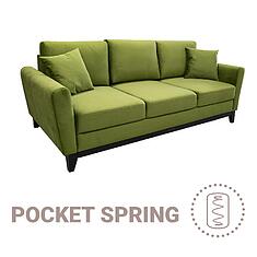 Фото - 3-х местный диван «Вива» (3м), ткань, 20 группа, с механизмом