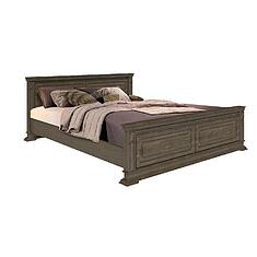 Фото - Кровать двойная «Верди Классик» с высоким изножьем П3.0487.1.20, массив дуба, Табак, без механизма, 2000x1600 мм, 2187х1774х851