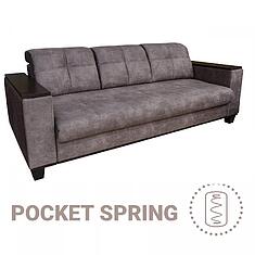 Фото - 3-х местный диван «Матео Люкс» (3m), ткань, 20 группа