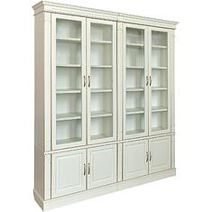 Фото - Набор мебели для библиотеки «Верди Классик» П3.0487.2.04, массив дуба, Слоновая кость с золочением