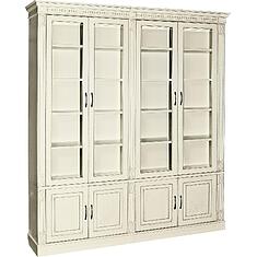 Фото - Набор мебели для библиотеки «Верди Классик» П3.0487.2.04, массив дуба, Слоновая кость