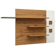 Фото - Полка «Гелиос» П550.09, Дуб Вотан + белый