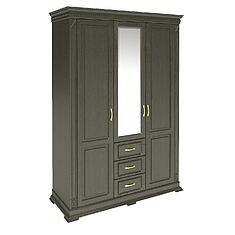 Фото - Шкаф для одежды 3д «Верди Классик» П3.0487.1.25, массив дуба, Венге