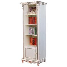 Фото - Шкаф «Алези» П1.350.0.22-01 (П350.22-01), массив дуба, Слоновая кость с золочением