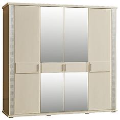 Фото - Шкаф для одежды «Тунис» П6.343.1.09-01 (П344.09), массив дуба, Слоновая кость с серебром