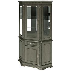 Фото - Шкаф комбинированный угловой «Верди Классик» П1.0487.0.18-01, массив дуба, Венге