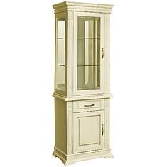 Фото - Шкаф комбинированный «Верди Классик» П1.0487.0.34-01, массив дуба, Слоновая кость