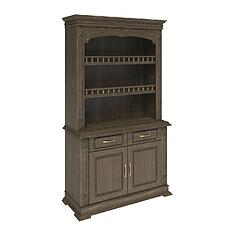 Фото - Шкаф комбинированный 2д «Верди Классик» П1.0487.0.41, массив дуба, Табак