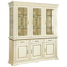 Фото - Шкаф комбинированный 3д «Верди Классик» П1.0487.0.20, массив дуба, Слоновая кость