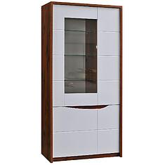 Фото - Шкаф «Монако» П6.528.0.05-01, МДФ+ПВХ, Дуб Саттер+Белый глянец