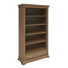 Фото - Стеллаж 2д «Верди Классик» П1.0487.0.22, массив дуба, Дуб рустикаль