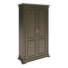 Фото - Шкаф для одежды 2д «Верди Классик» П1.0487.0.35, массив дуба, Венге