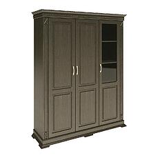 Фото - Шкаф 3д «Верди Классик» П1.0487.0.44, массив дуба, Венге