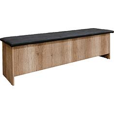 Фото - Скамья «Брауни» П7.043.1.81(043.1301), Дуб Каньон+чёрный