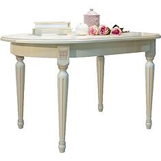 Фото - Стол обеденный «Валенсия Классик» П3.0589.4.10, МДФ+шпон, Античная темпера с золочением