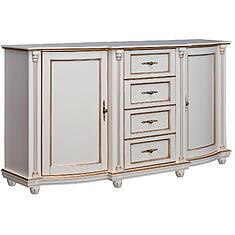 Фото - Тумба 3д «Валенсия Классик» П3.0589.0.05, массив березы, Античная темпера с золочением