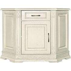 Фото - Тумба угловая «Верди Классик» П1.0487.0.01-01, массив дуба, Слоновая кость