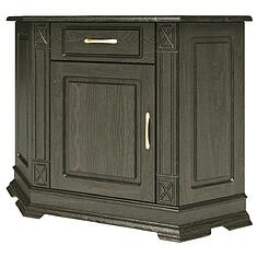 Фото - Тумба угловая «Верди Классик» П1.0487.0.01-01, массив дуба, Венге