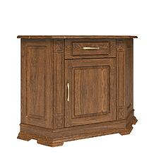 Фото - Тумба угловая «Верди Классик» П1.0487.0.01, массив дуба, Черешня