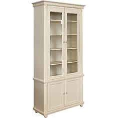 Фото - Шкаф для книг «Валенсия Классик» П3.0589.2.05, массив дуба, Античная темпера