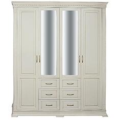 Фото - Шкаф для одежды 4д «Верди Классик» П3.0487.1.01, массив дуба, Слоновая кость