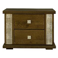 Фото - Тумба прикроватная «Тунис» П6.343.1.04 (П344.04), Венге с серебром