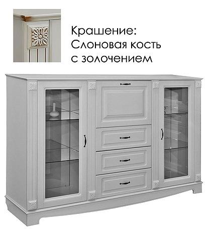 Тумба комбинированная «Венето Люкс 3/2» П436.12П