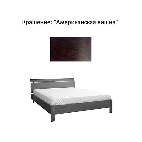 Кровать двойная 2-16 «Лайма 6013» БМ661 - Американская вишня