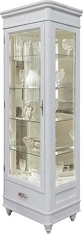 Шкаф с витриной «Юстина 2371-01» БМ690