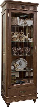 Шкаф с витриной «Юстина 2371-01» БМ690