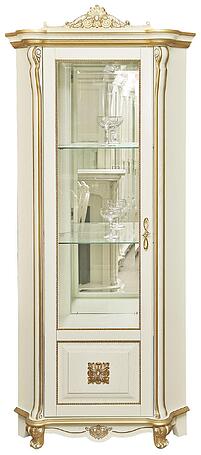 Шкаф с витриной «Алези 10 Люкс» П350.13-01л