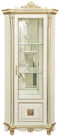 Шкаф с витриной «Алези 10 Люкс» П350.13л