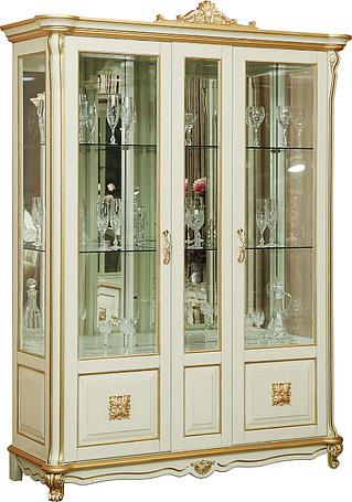 Шкаф с витриной «Алези 5 Люкс» П350.05л