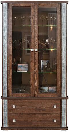 Шкаф с витриной «Тунис» П343.20Ш