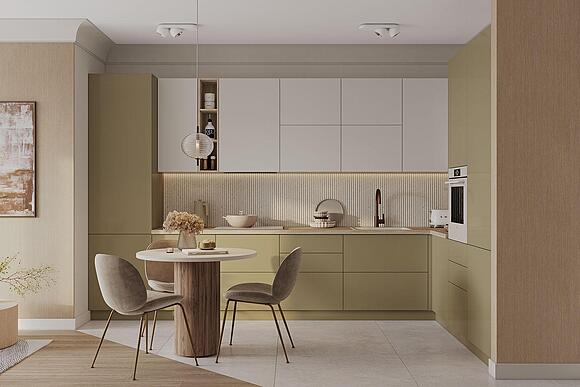 Кухня «Монтана Лайт» П8.0910 (montana_sirca-r9002-sirca-r6013.jpg) Кухня «Монтана Лайт» П8.0910