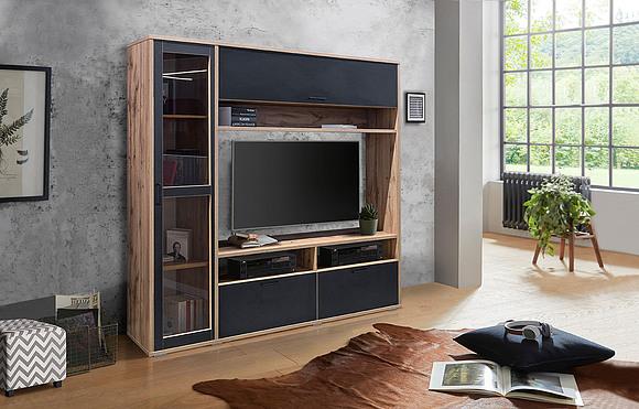 Гостиная «Блэквуд» #2 (Blekvud_P556_08_Dub-Votan_Chernyy_2_zerkalno.jpg) Гостиная «Блэквуд» #2