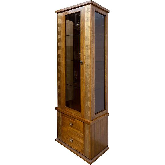 Шкаф с витриной «Тунис» П6.343.0.19-01 (П343.19Ш)