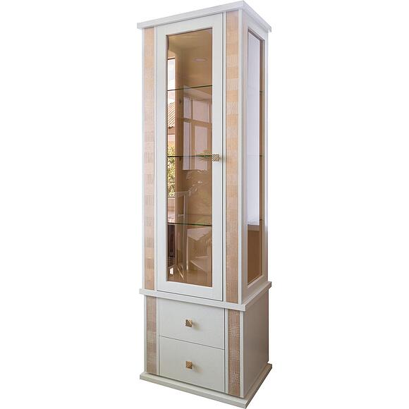 Шкаф с витриной «Тунис» П6.343.0.19-01 (П343.19Ш)