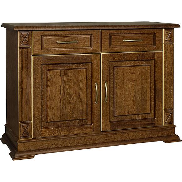 Тумба «Верди Классик» П1.0487.0.02, Основной материал: массив дуба, Цвет: Черешня с золочением (4J4A0574-1.jpg) Тумба «Верди Классик» П1.0487.0.02