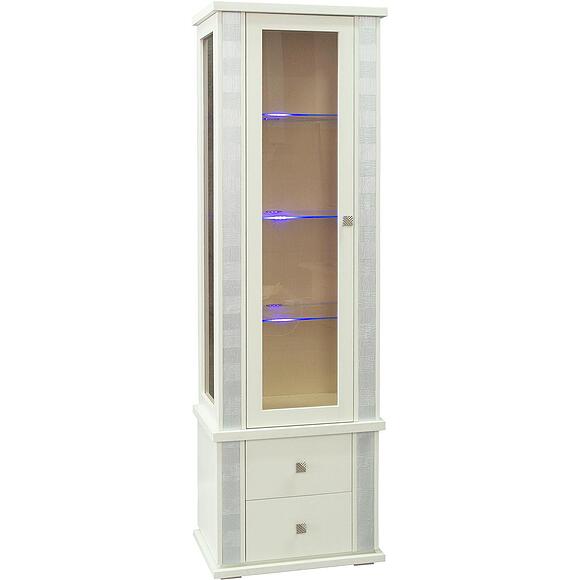 Шкаф с витриной «Тунис» П6.343.0.19-01 (П343.19Ш)