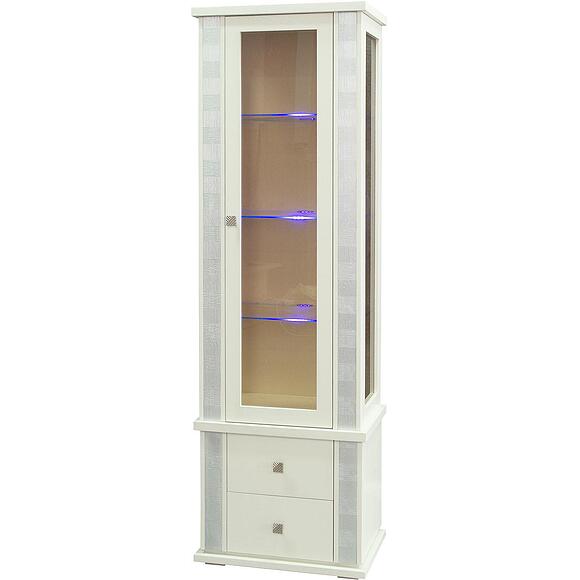 Шкаф с витриной «Тунис» П6.343.0.19 (П343.19-1Ш)