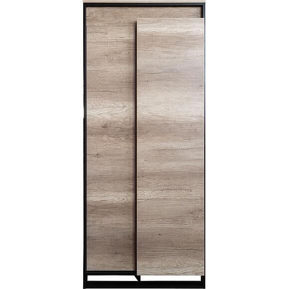 Шкаф «Каньон Лофт» П3.0561.0.19/39, Основной материал: ЛДСП, Цвет: Дуб Каньон+чёрный (4J4A15605d834812d689c-3.jpg) Шкаф «Каньон Лофт» П3.0561.0.19/39