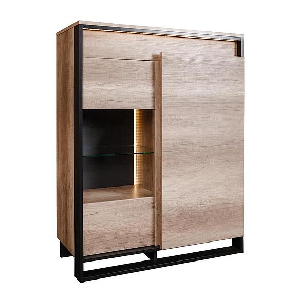 Тумба с витриной «Каньон Лофт» П3.0561.0.09/29