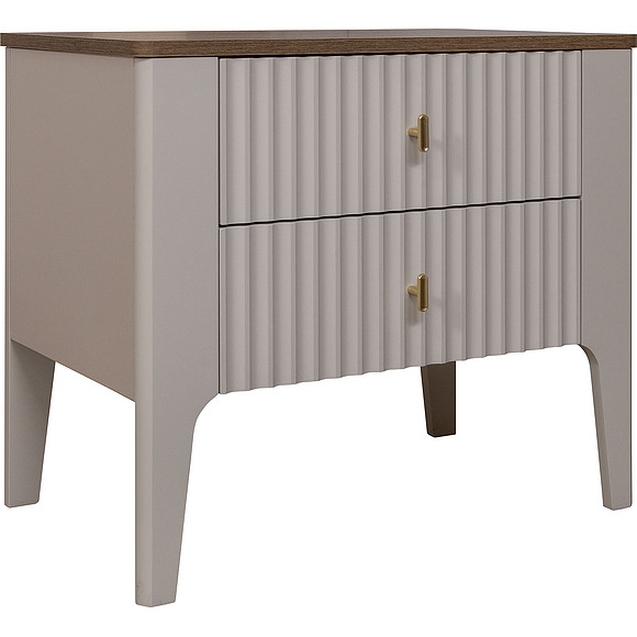 Тумба прикроватная «Шарли» П6.116.1.04, Основной материал: МДФ, Цвет: Шарли керамика + Жемчужный сатин (6T3A8587-kopiya.jpg) Тумба прикроватная «Шарли» П6.116.1.04