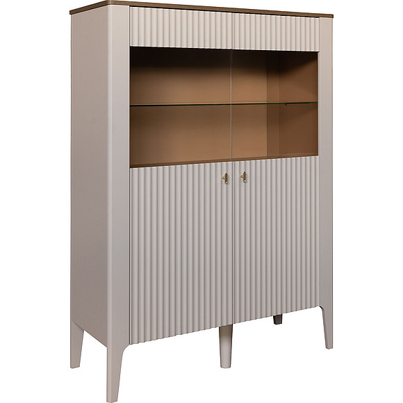 Шкаф 2д «Шарли» П6.116.0.03, Основной материал: МДФ, Цвет: Шарли керамика + Жемчужный сатин (6T3A9176-kopiya-1.jpg) Шкаф 2д «Шарли» П6.116.0.03