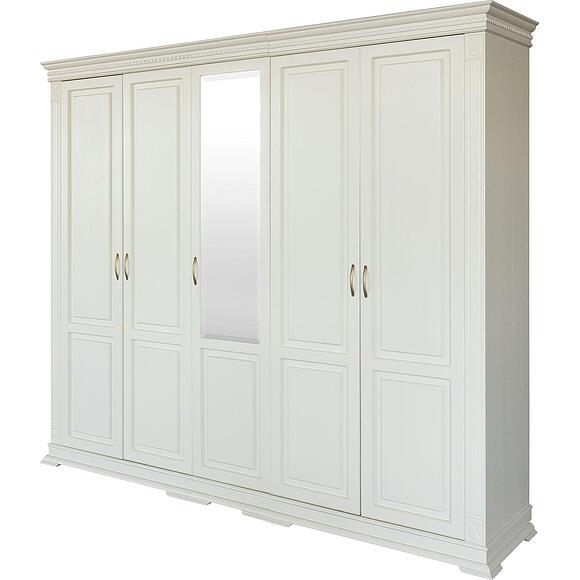 Шкаф для одежды 5д «Верди Классик» П3.0487.1.27, Основной материал: массив дуба, Цвет: Слоновая кость (8C3A0064-kopiya-1.jpg) Шкаф для одежды 5д «Верди Классик» П3.0487.1.27